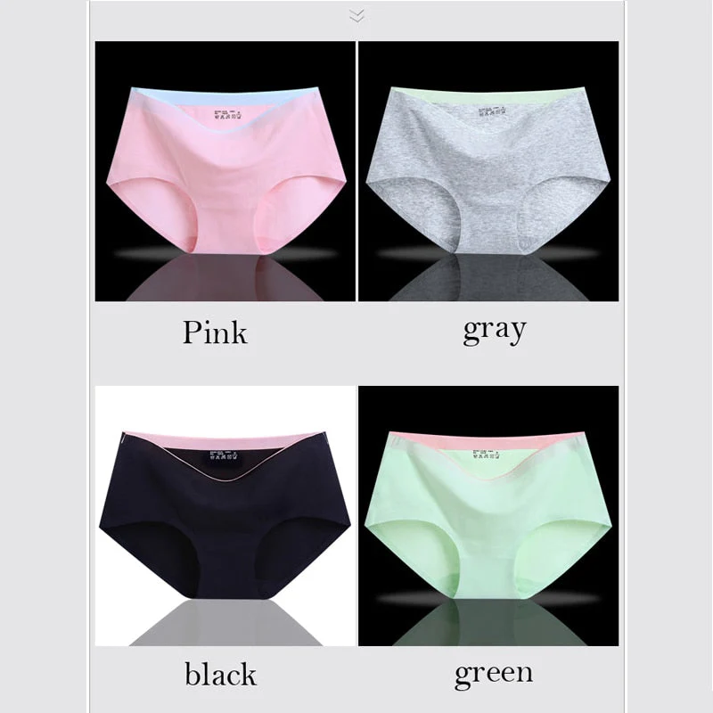 8Pcs Briefs for Women fashion sexy woman panties Solid seamless underpants cpanties for women cotton underwear girl knickers - Image 14