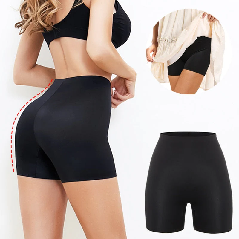 Anti Chafing Safety Pants Invisible Under Skirt Shorts Ladies Seamless Smooth Underwear Ultra Thin Comfortable Control Panties - Image 5