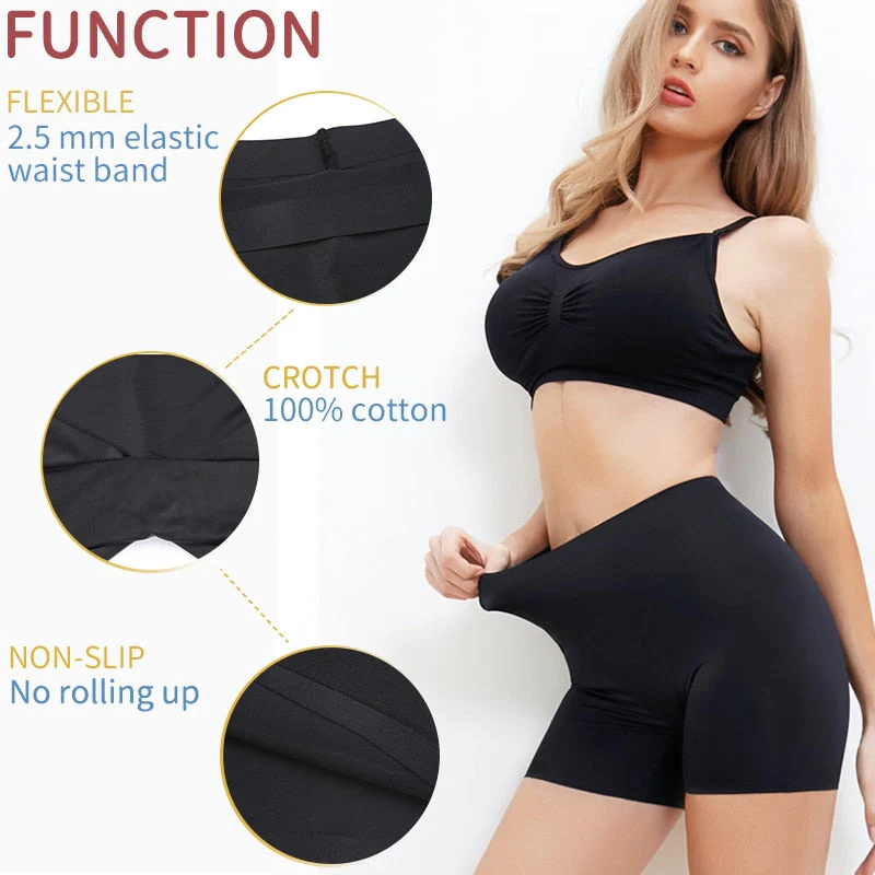 Anti Chafing Safety Pants Invisible Under Skirt Shorts Ladies Seamless Smooth Underwear Ultra Thin Comfortable Control Panties - Image 7