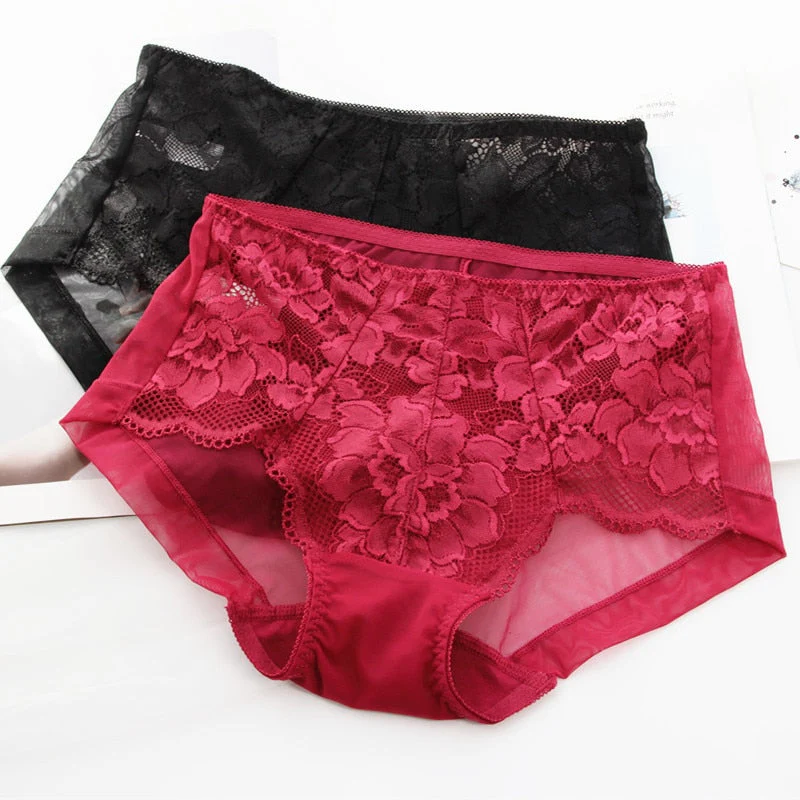 New Women's Underwear Sexy Lace breifs Seamless Underpants High Waist Panties Female Underwear Ladies Underwear Women's Panties - Image 3
