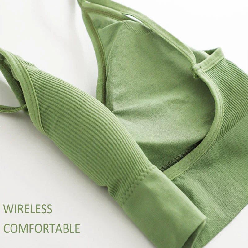 Women Tank Top Bralette Cotton Underwear Seamless Tube Crop Top Female Backless Lingerie Solid Color Camisole Removable Padded - Image 10